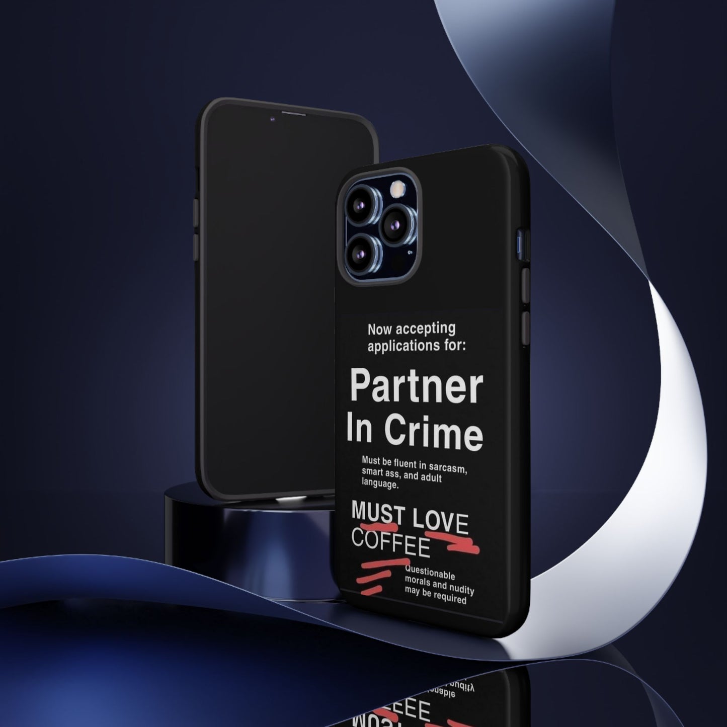 Partner In Crime iPhone Case