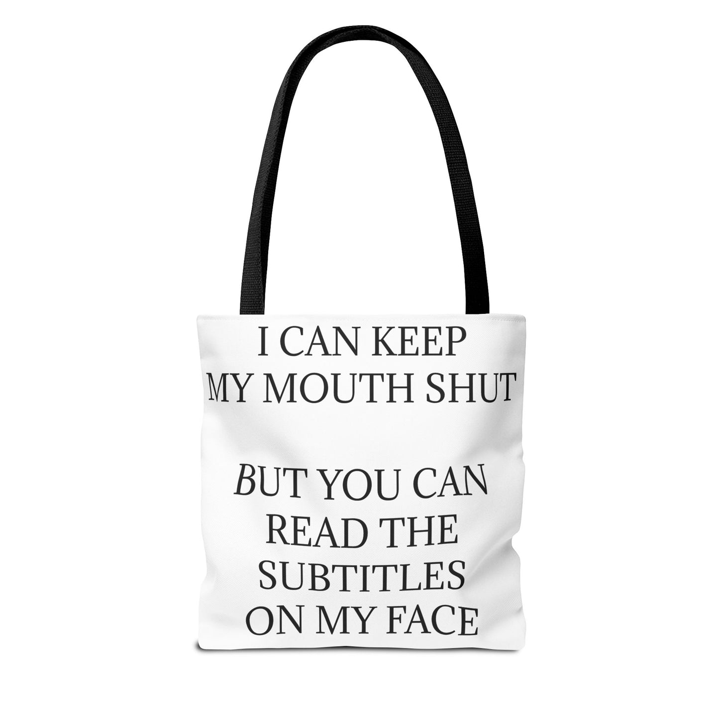 Subtitles Tote Bag