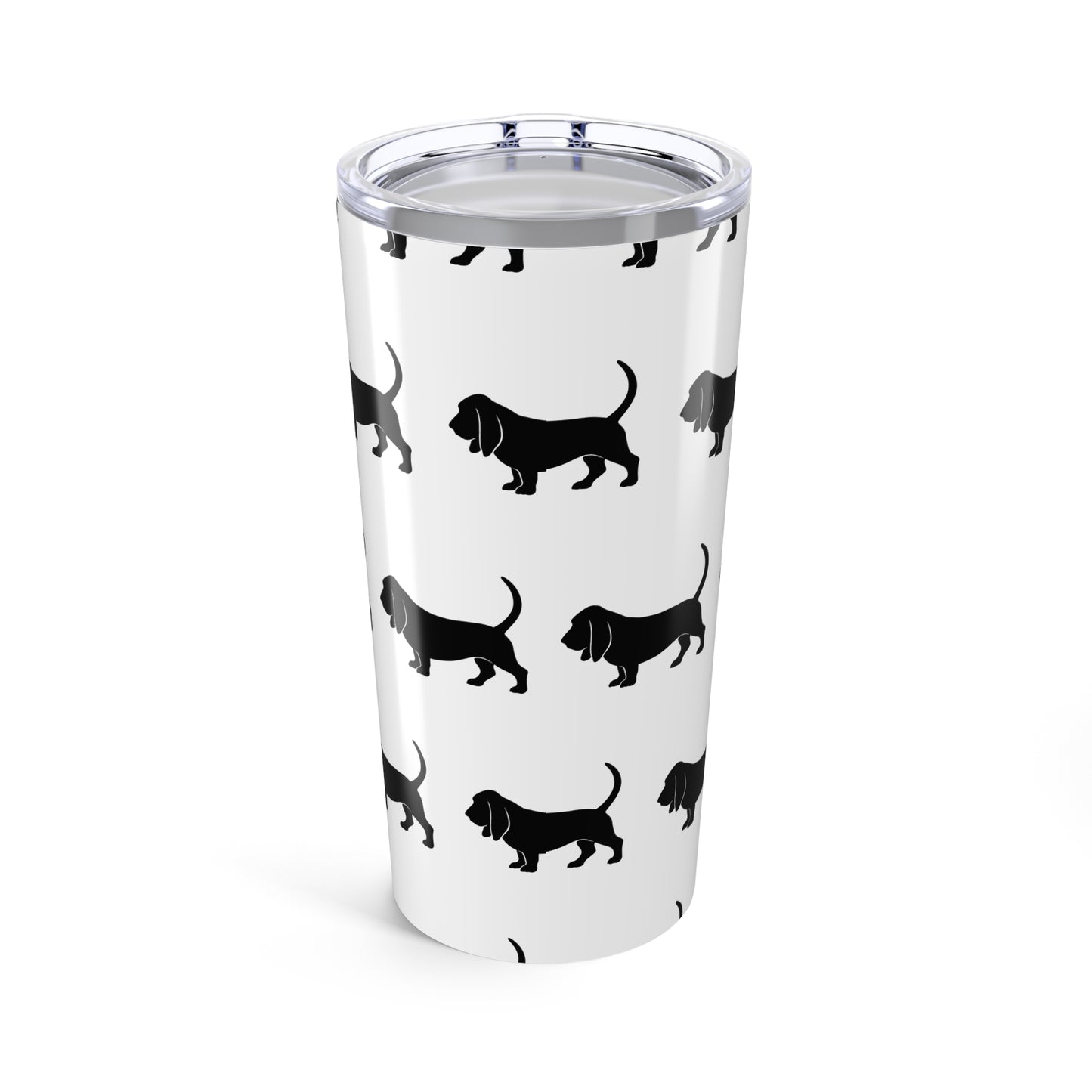 Basset Hound Silhouette Tumbler