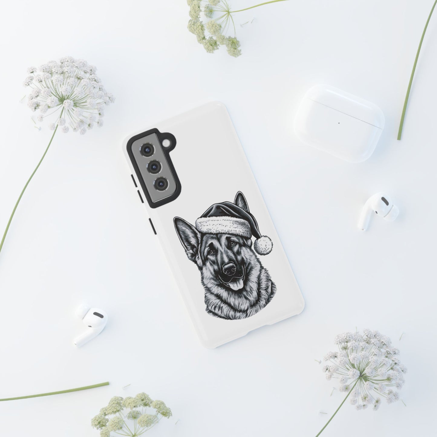 Santa Paws German Shepherd Samsung Case