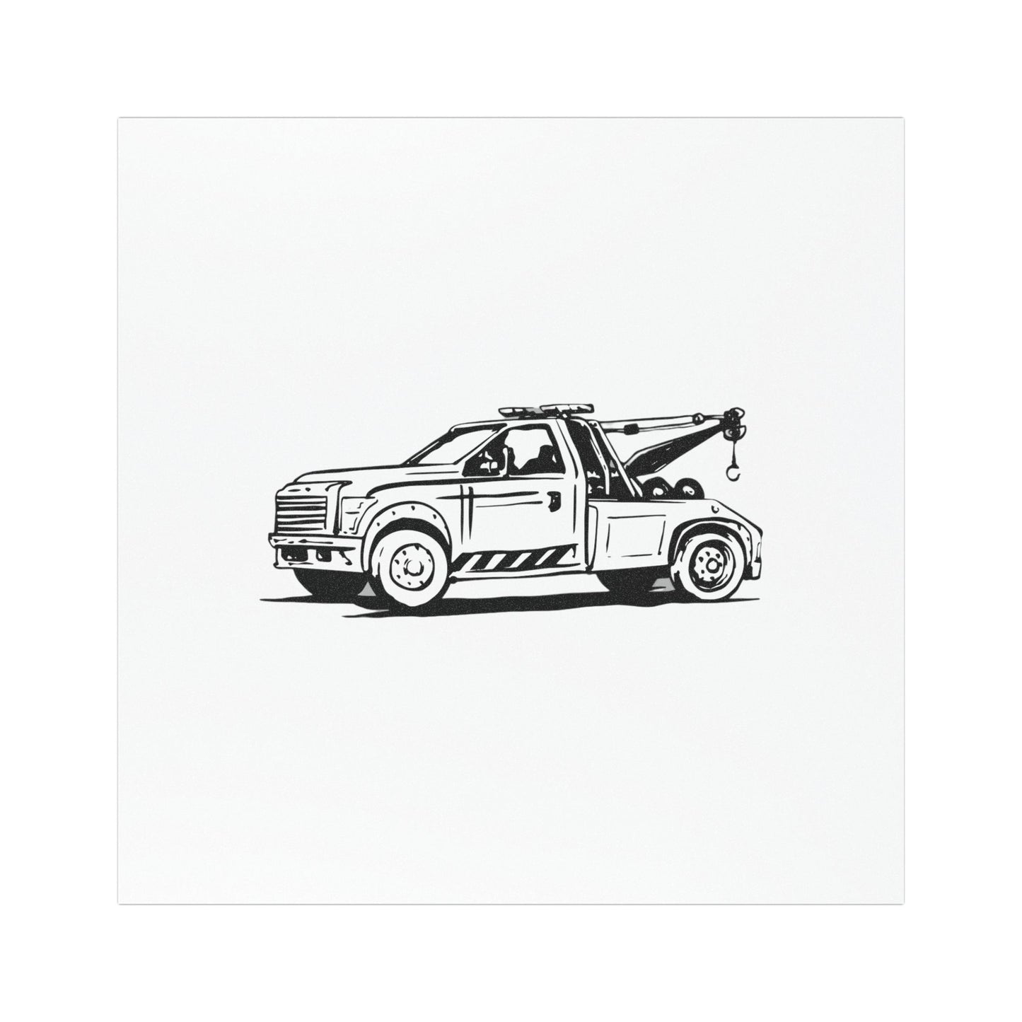Wheel Lift Tow Truck Indoor/Outdoor Magnet