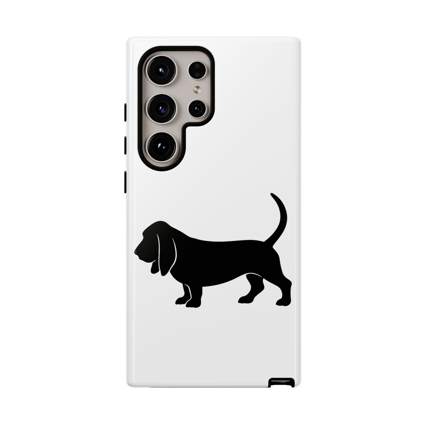 Basset Hound Silhouette Samsung Case