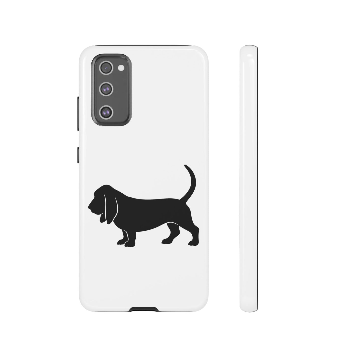 Basset Hound Silhouette Samsung Case