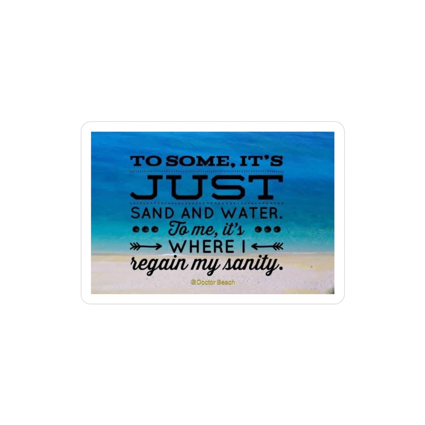 Dr. Beach Vinyl Decal