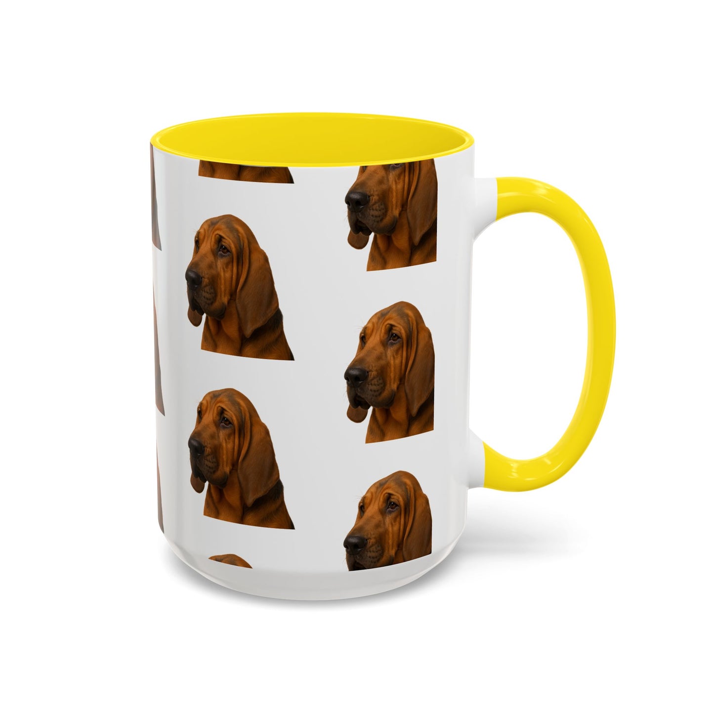 Bloodhound Head 2-Tone Coffee Mug