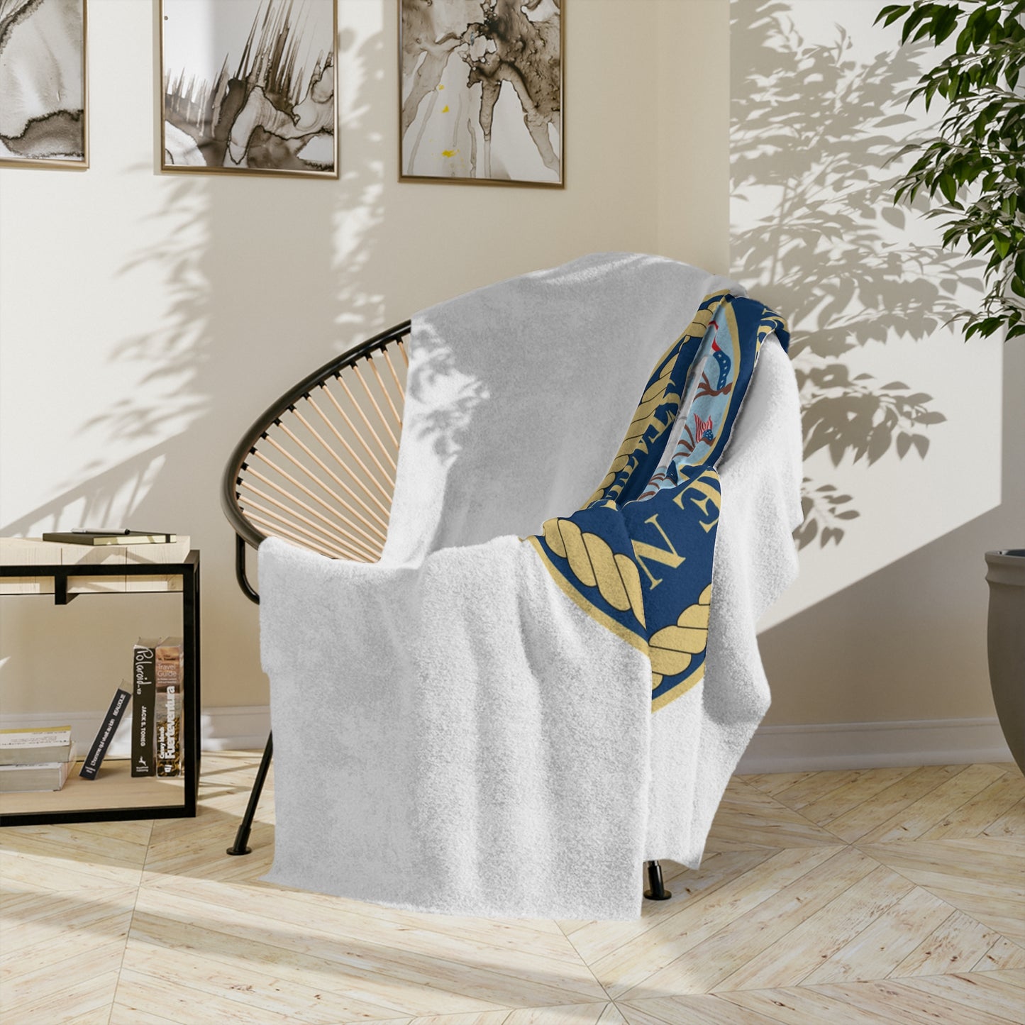 US Navy Velveteen Microfiber Blanket