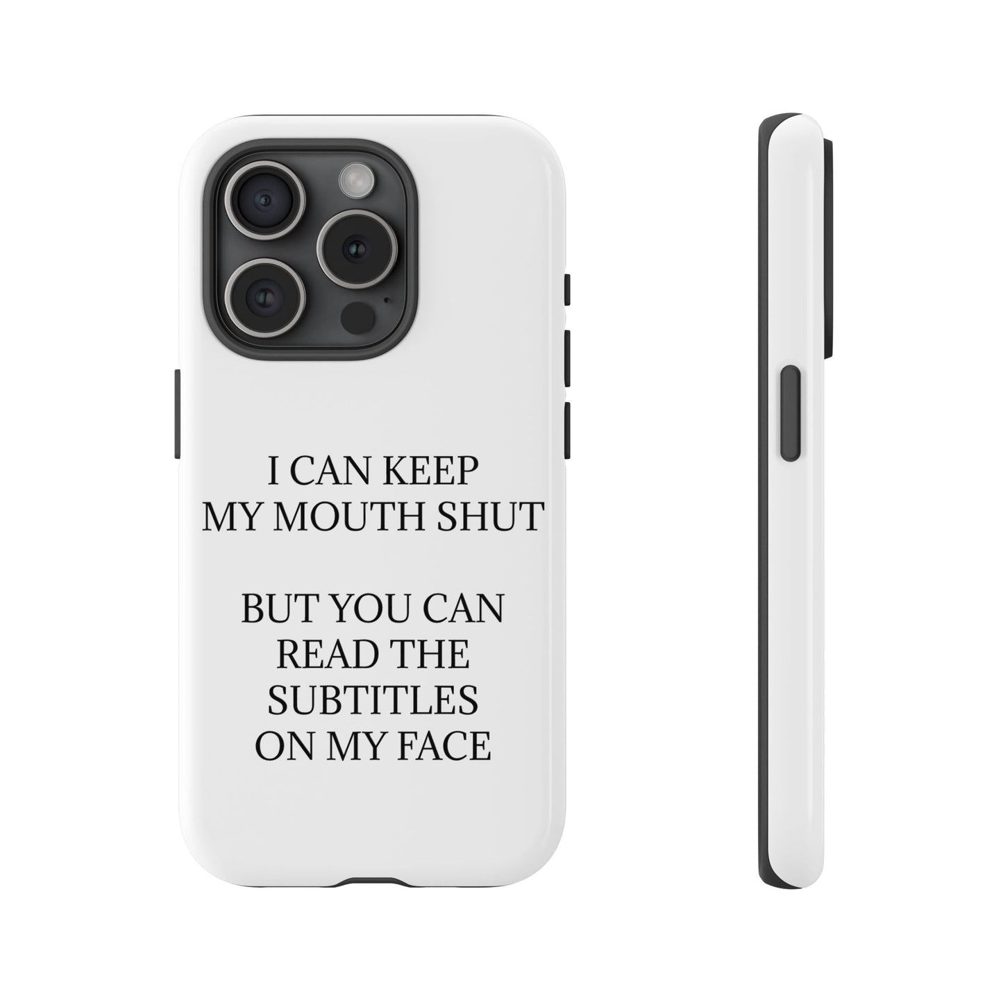 Subtitles iPhone Case
