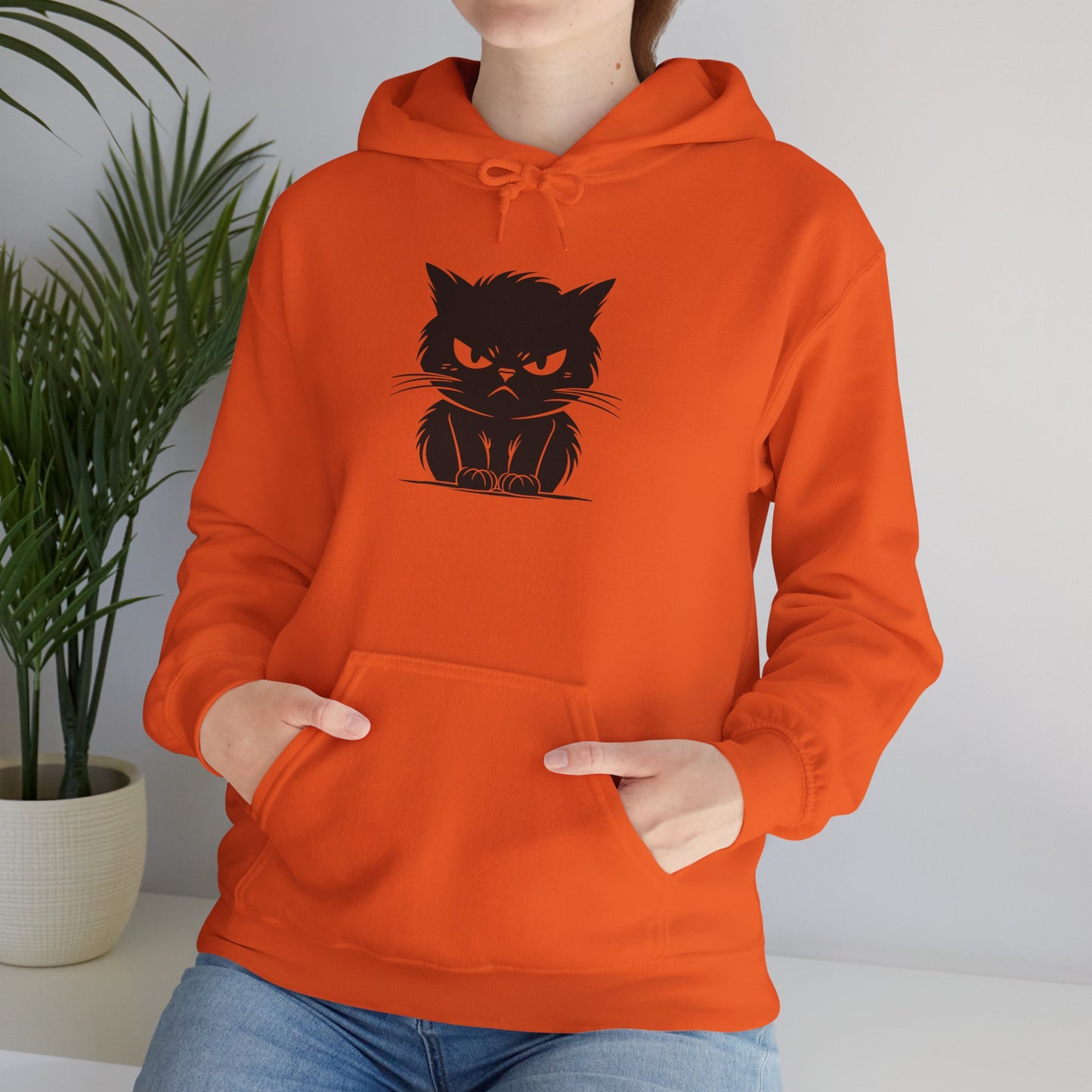 Angry Cat Unisex Hoodie