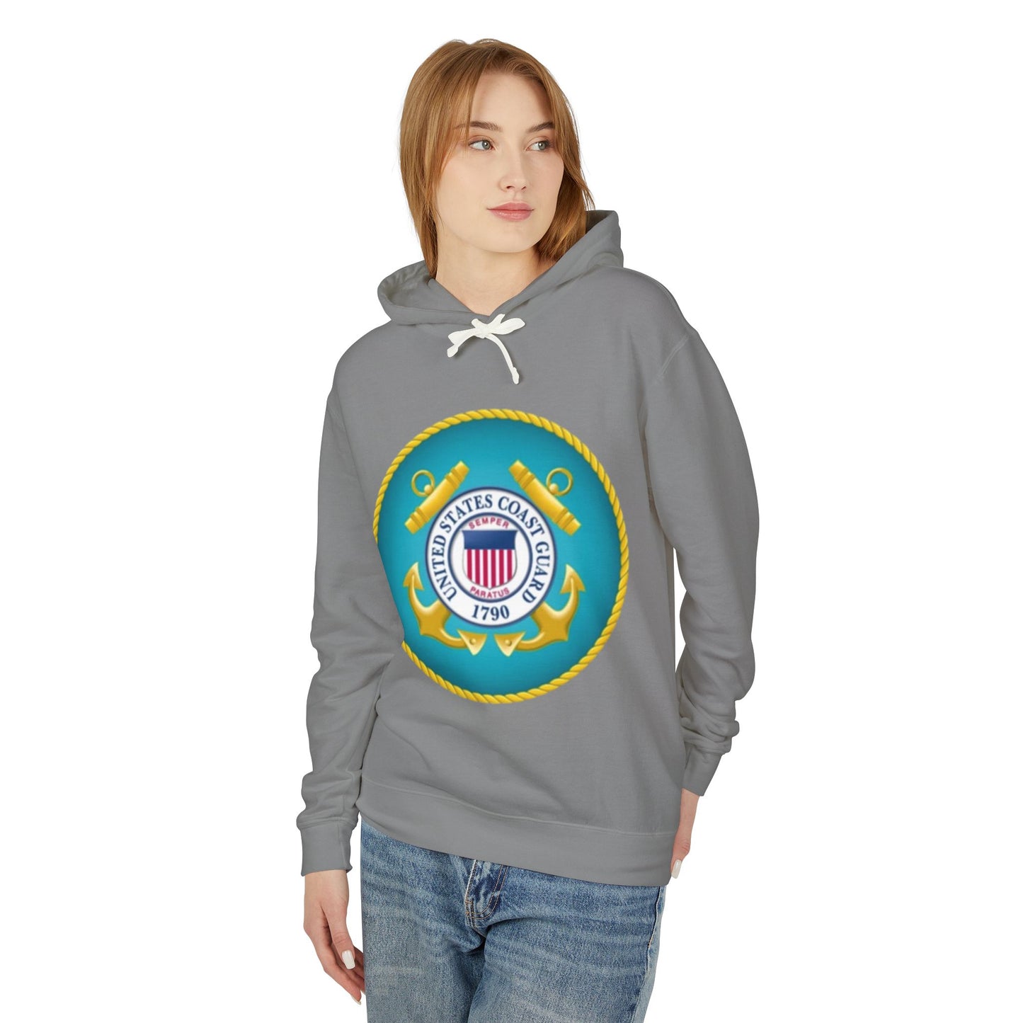 US Coast Guard Unisex Lightweight Hoodie