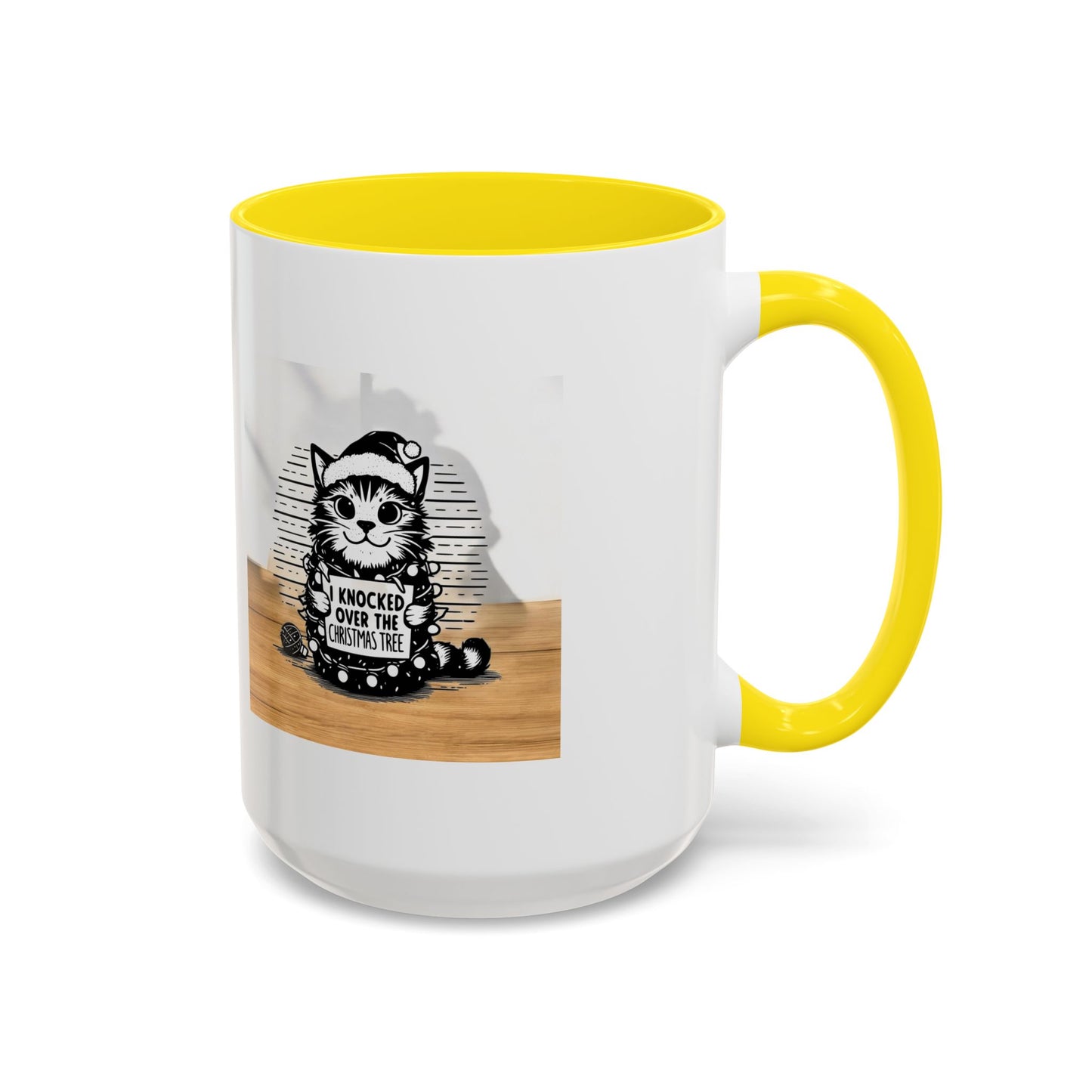 Naughty Cat 2-Tone Coffee Mug