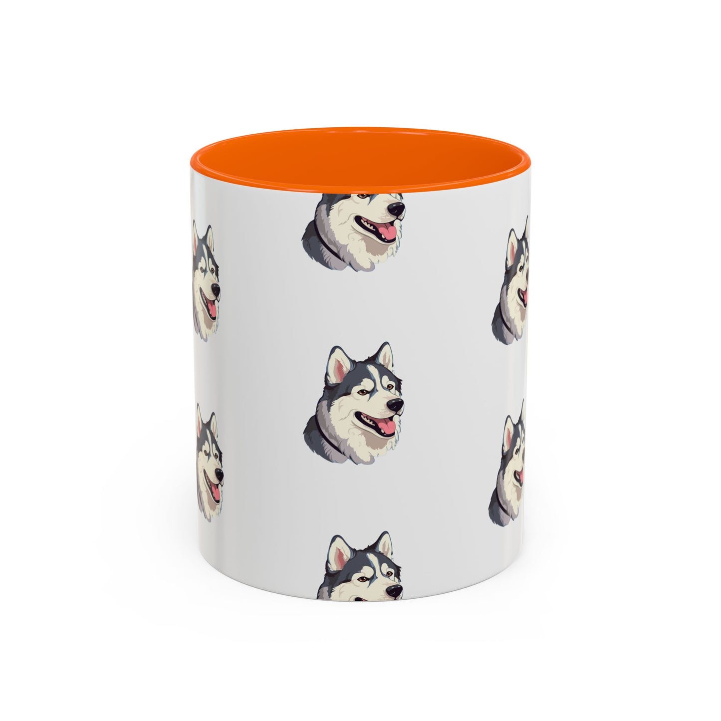 Malamute Head 2-Tone Coffee Mug