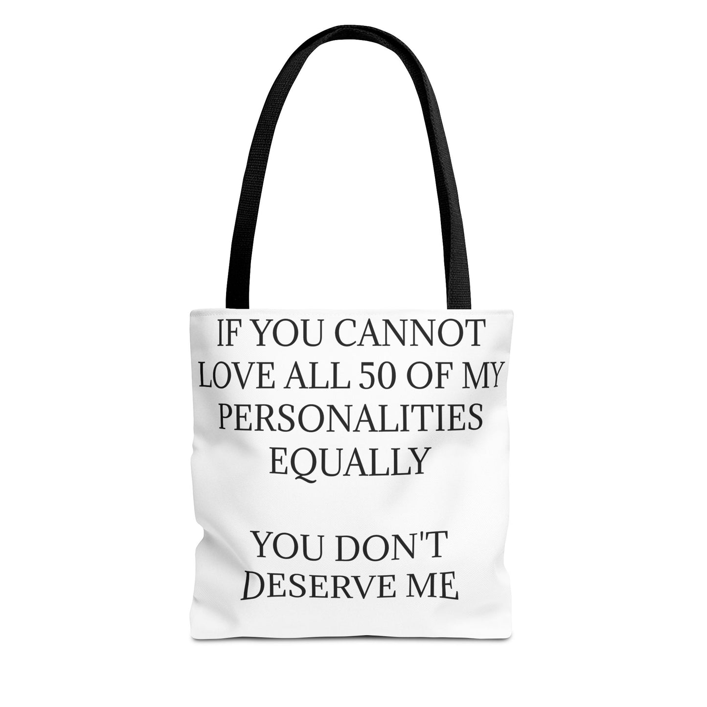 50 Personalities Tote Bag