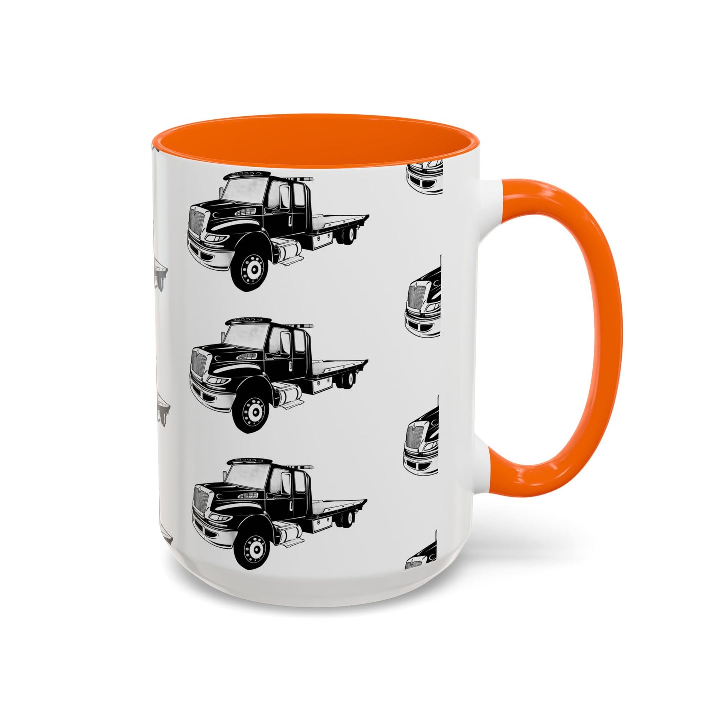 Flatbed Tow Truck 2-Tone Coffee Mug