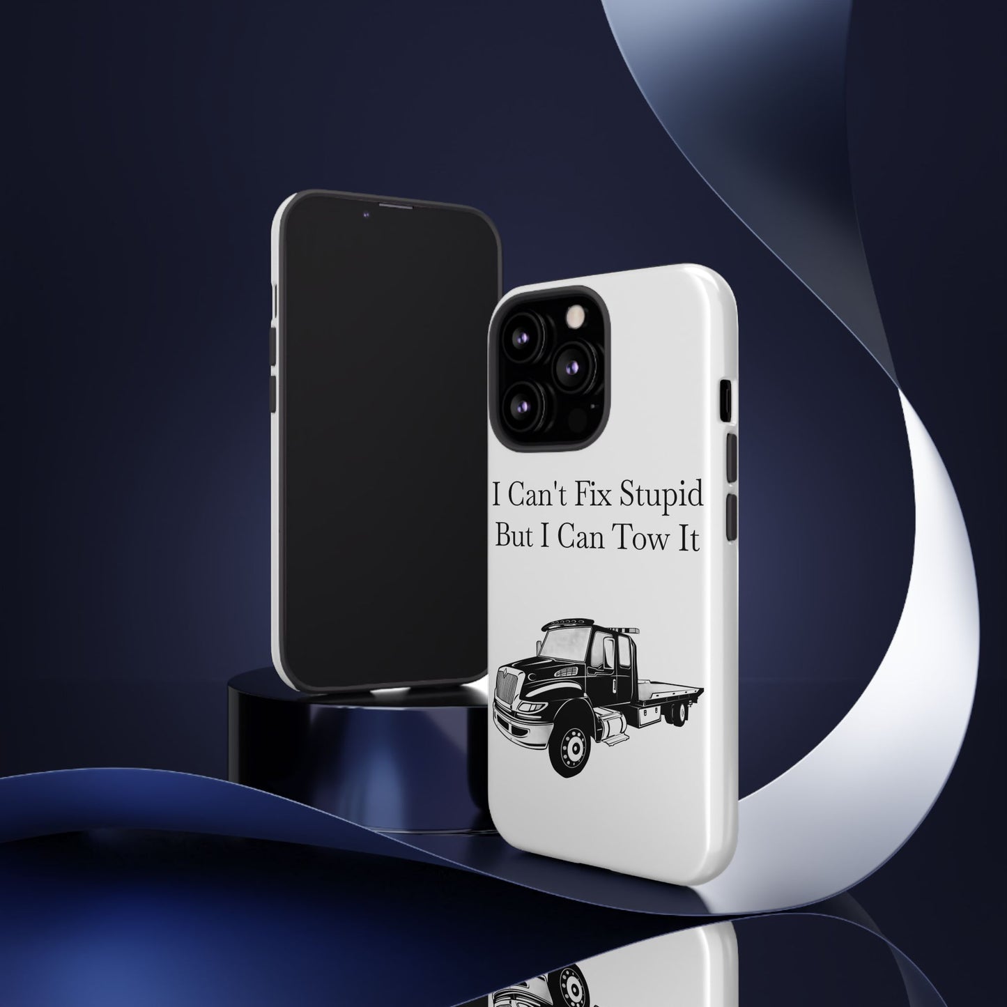 I Can't Fix Stupid Flatbed Tow Truck iPhone Case