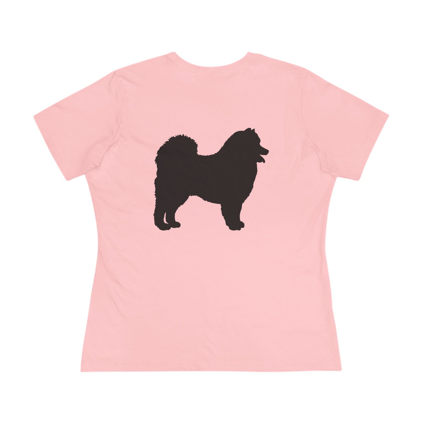 Samoyed Silhouette Women's Short Sleeve Crewneck Tee