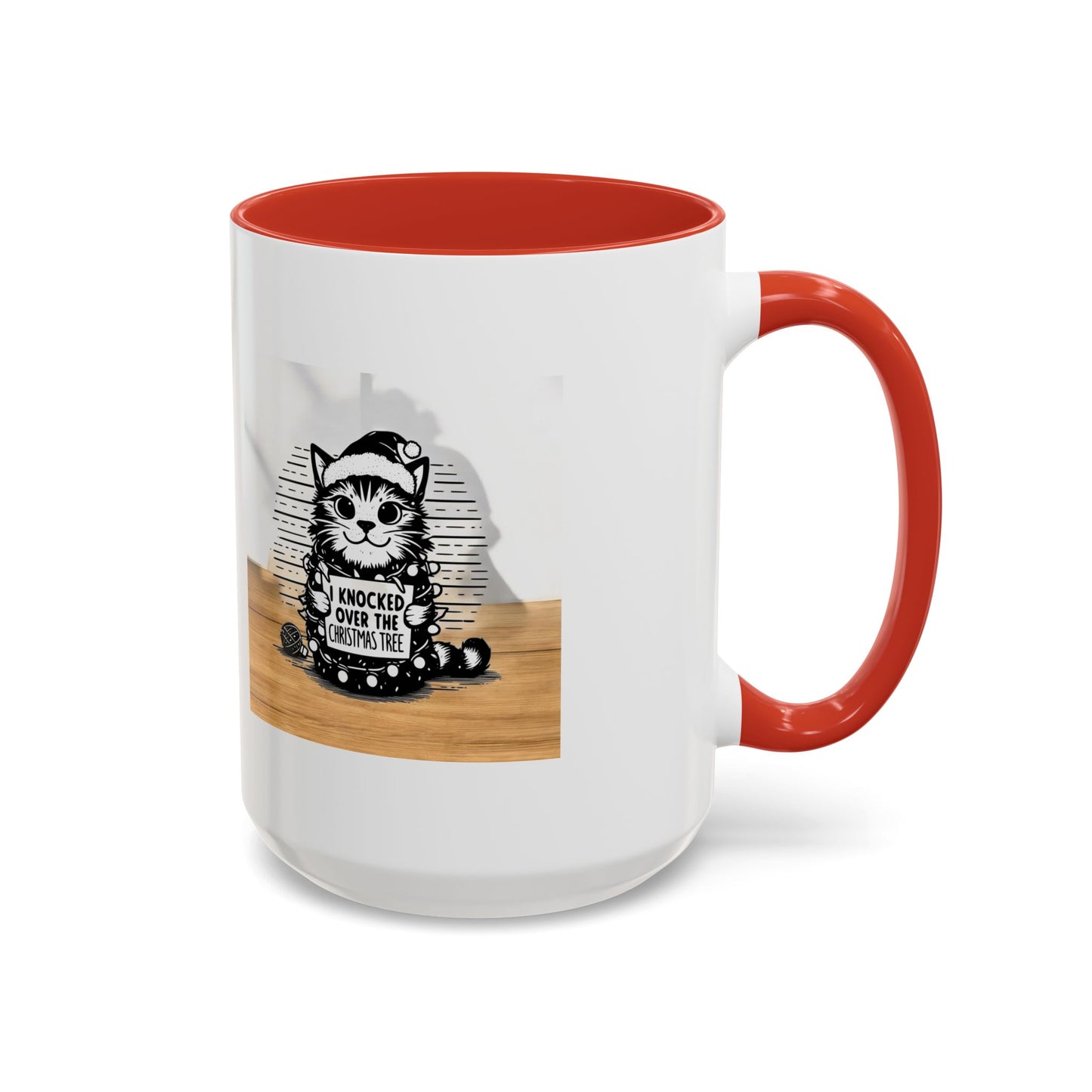 Naughty Cat 2-Tone Coffee Mug