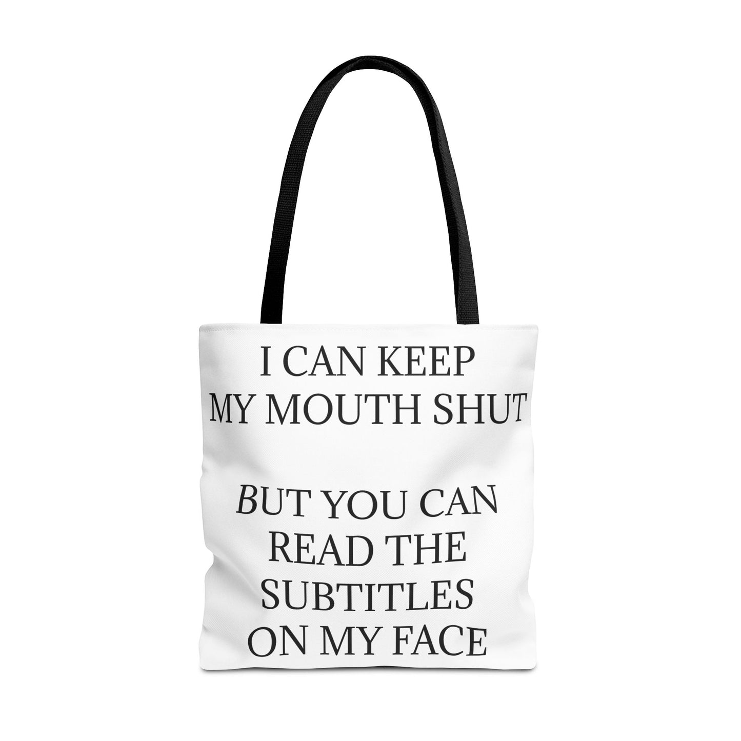 Subtitles Tote Bag