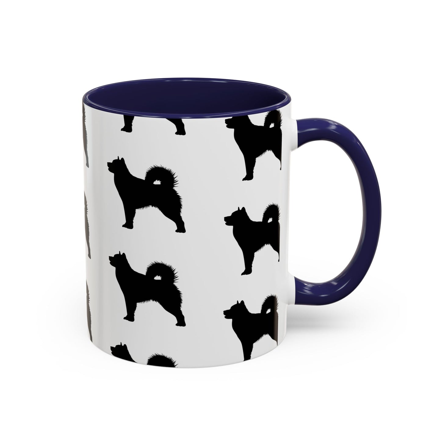Malamute Silhouette 2-Tone Coffee Mug