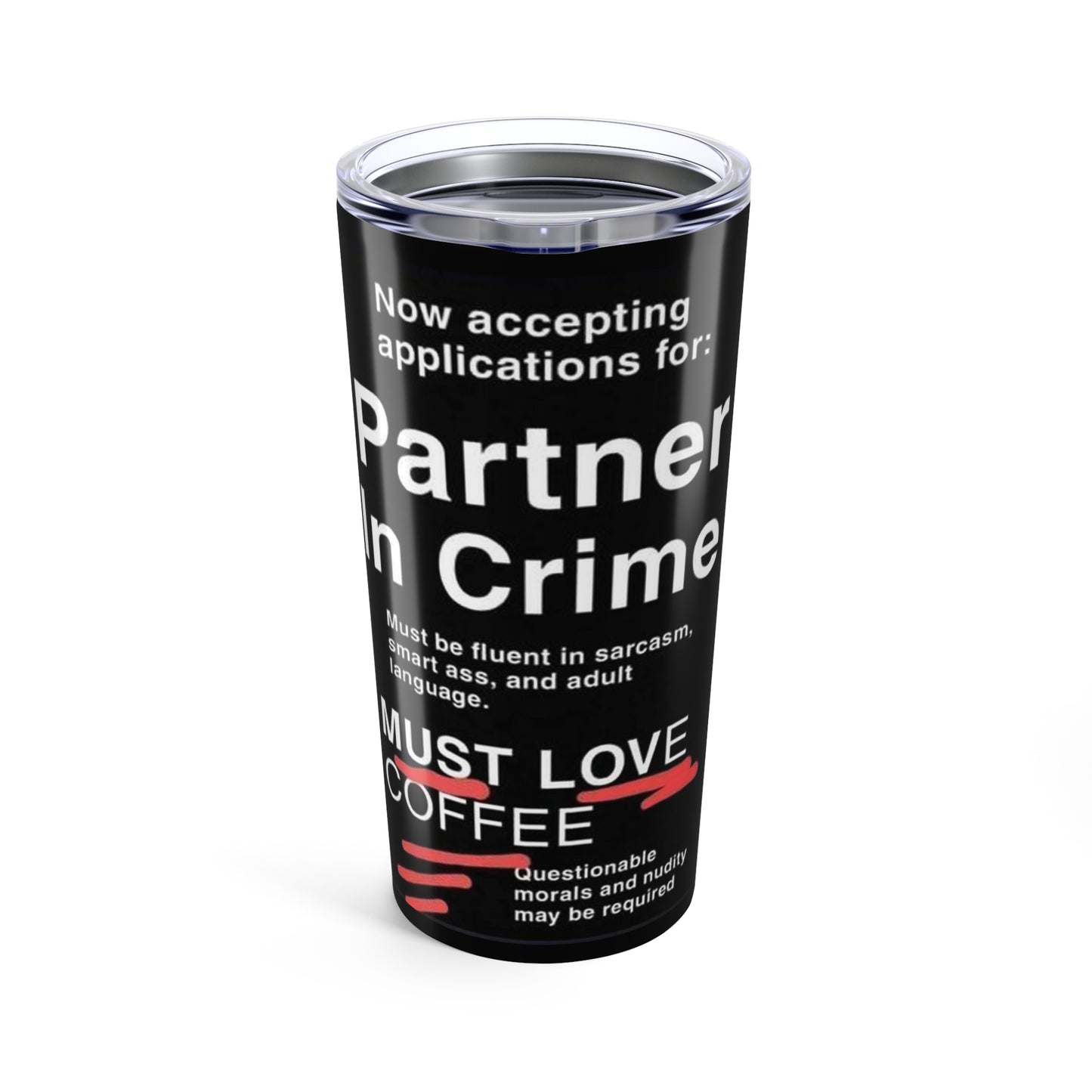 Partner In Crime Tumbler