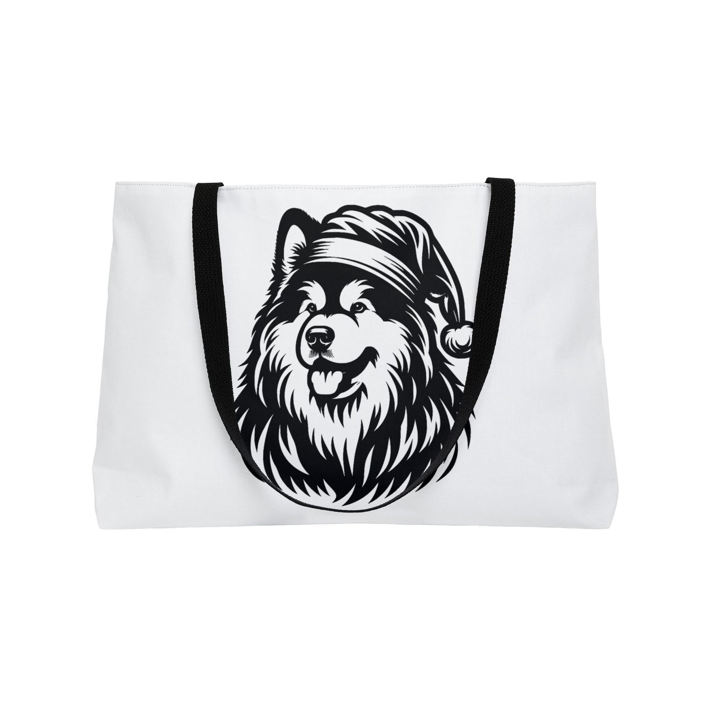 Santa Paws Malamute Weekender Tote Bag