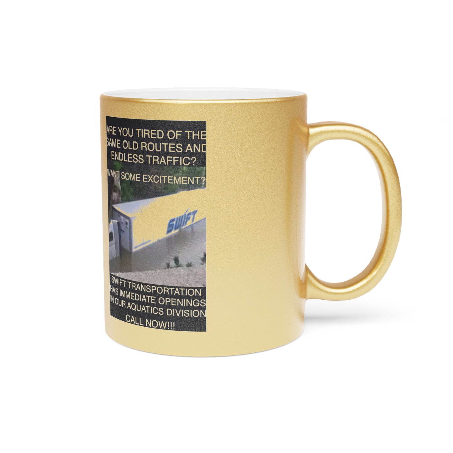 Swift Aquatics Metallic Coffee Mug