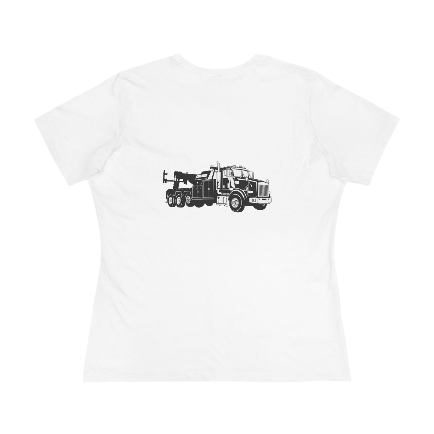 Heavy Tow Truck Women's Short Sleeve Crewneck Tee