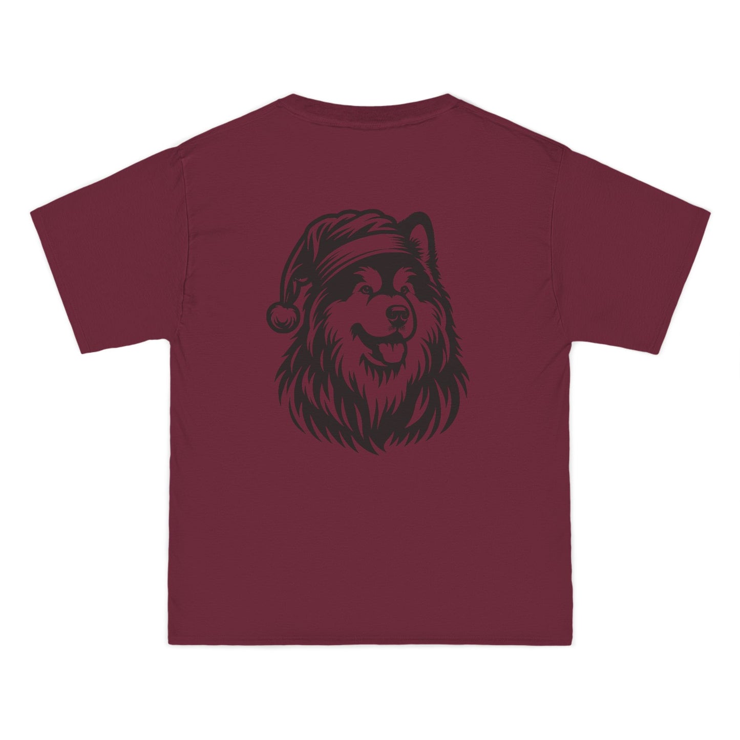 Santa Paws Malamute Men's Short-Sleeve Crewneck Tee