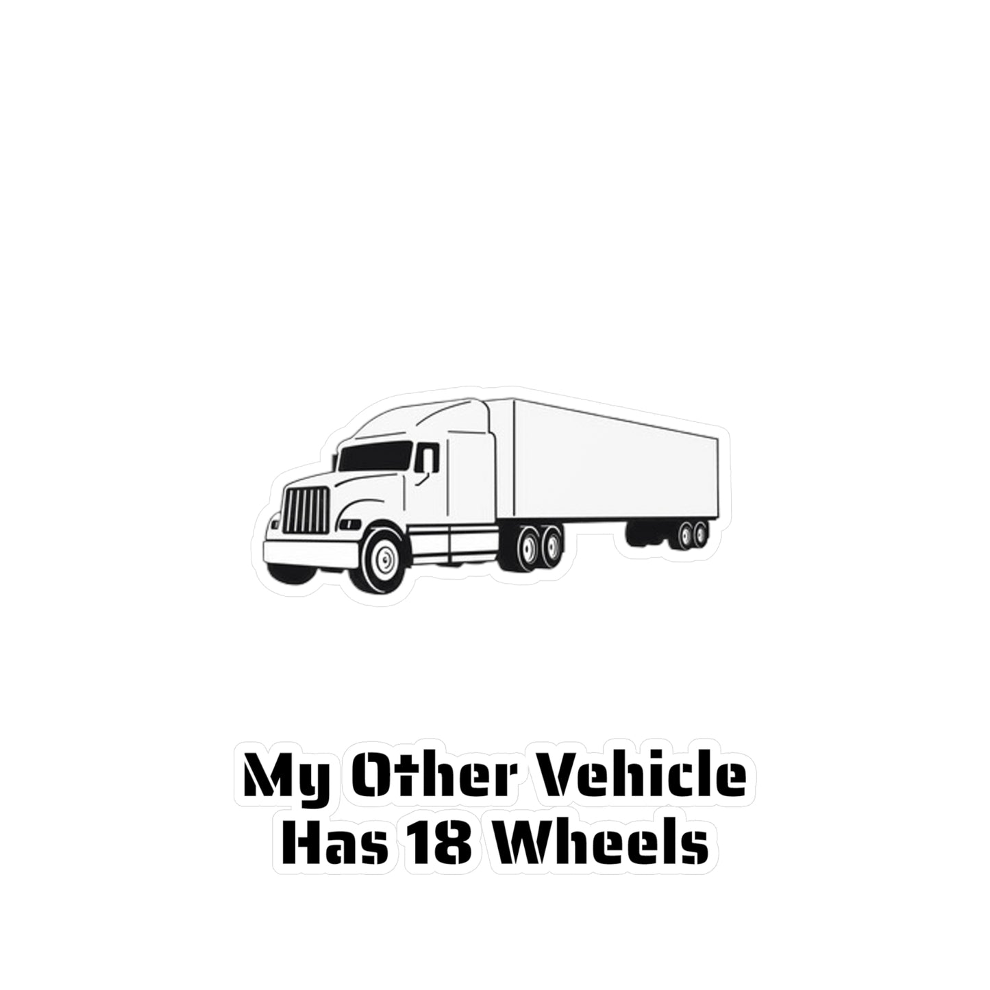 18 Wheels Vinyl Decal