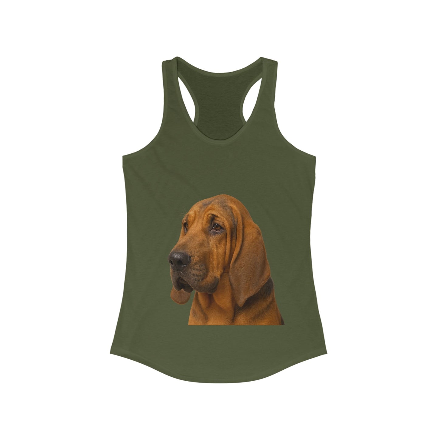 Bloodhound Head Women's Racerback Tank