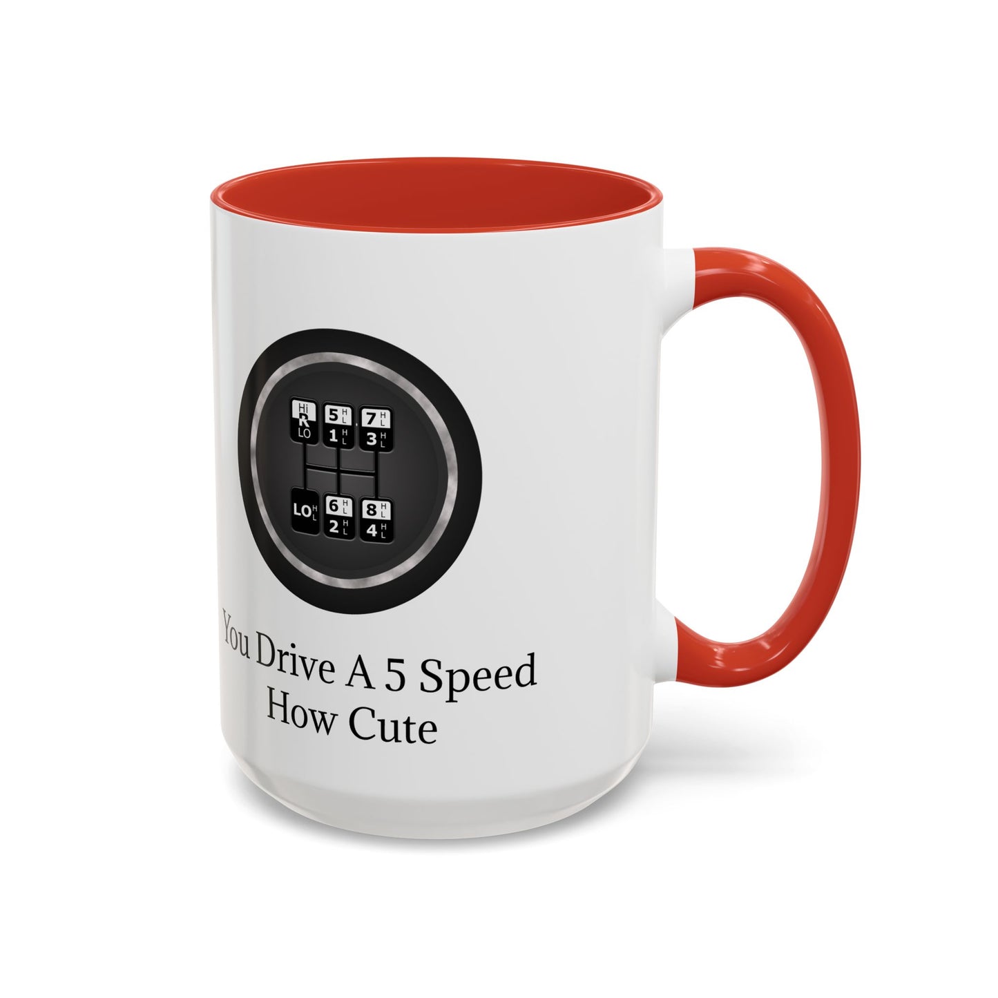 5 Speed How Cute 2-Tone Coffee Mug