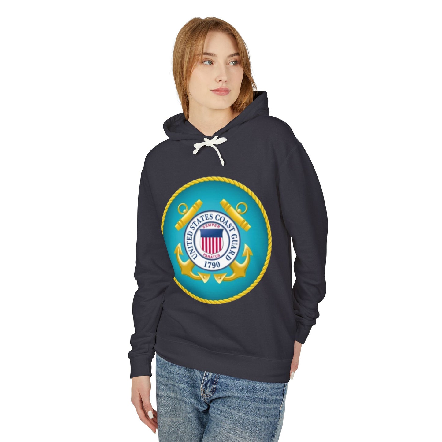 US Coast Guard Unisex Lightweight Hoodie