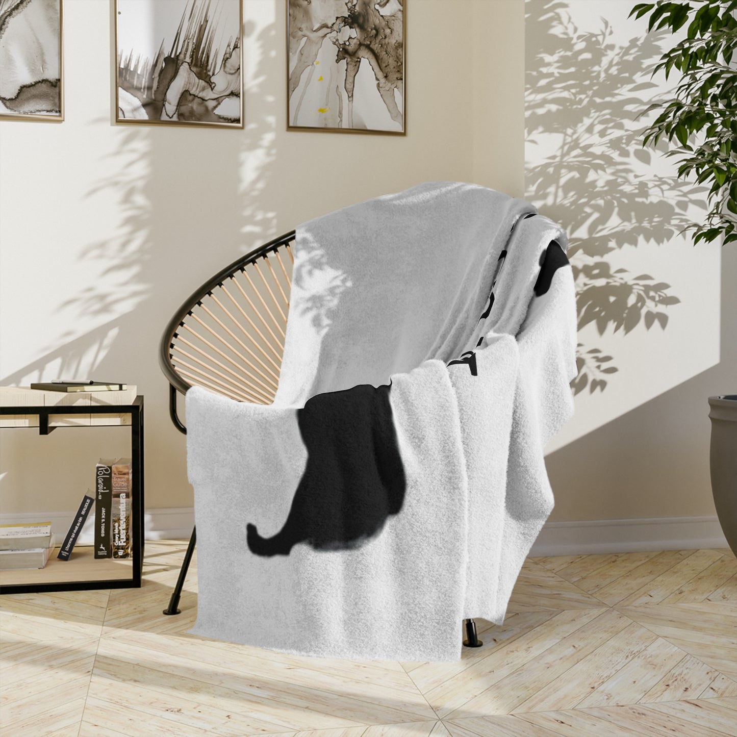 Kiss My Auss Velveteen Microfiber Blanket