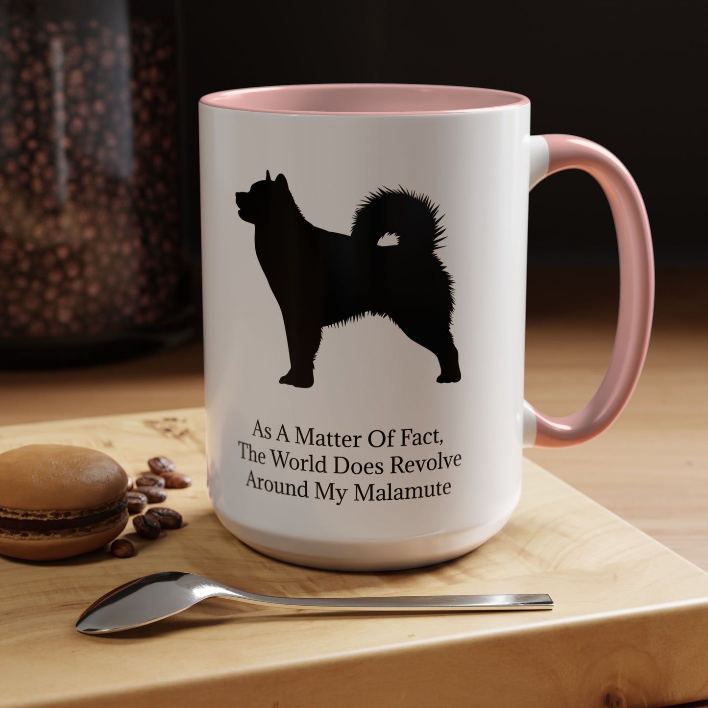 Matter Of Fact Malamute 2-Tone Coffee Mug
