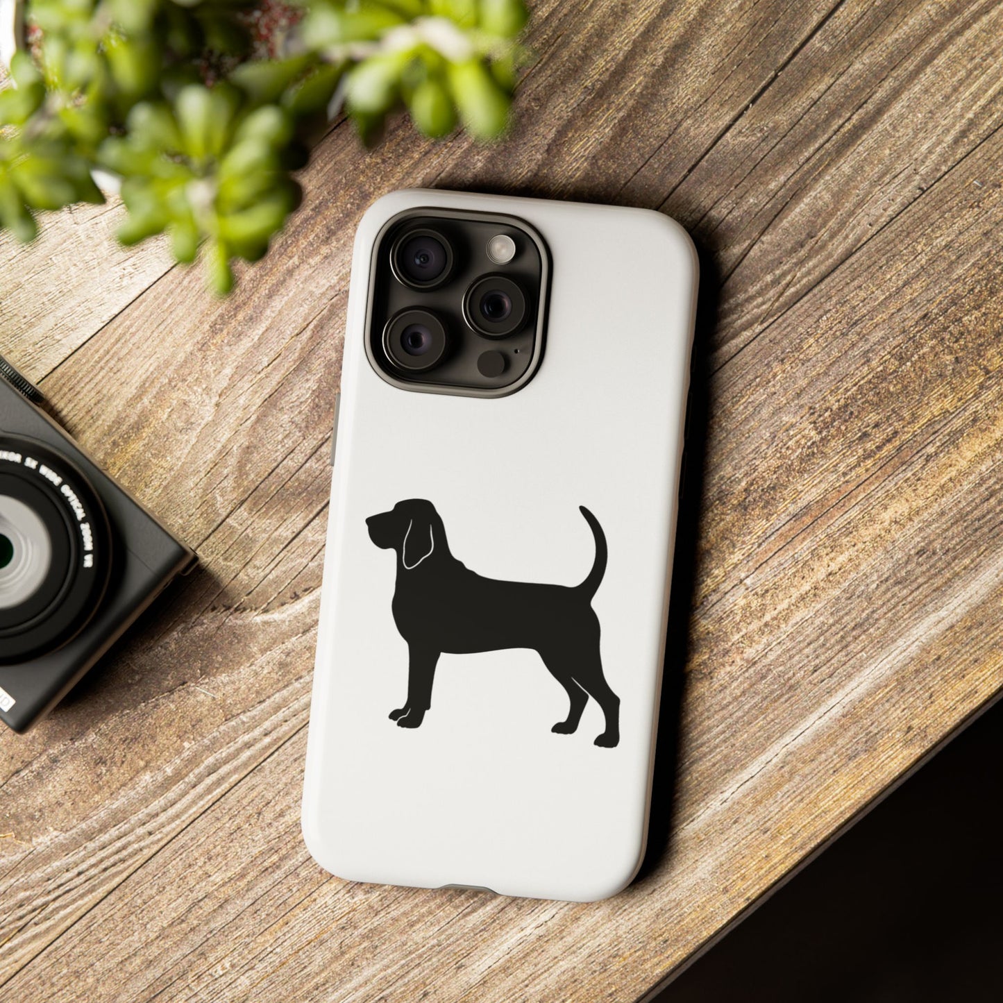 Bloodhound Silhouette iPhone Case