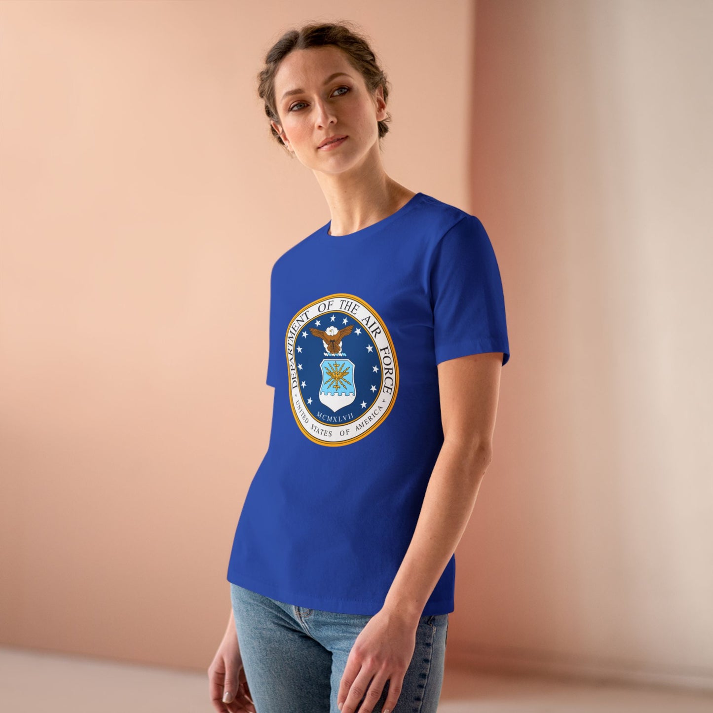 US Air Force Women's Short Sleeve Crewneck Tee