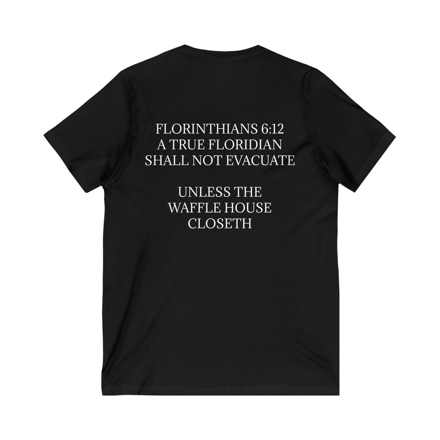 Florinthians 6:12 Unisex Short Sleeve V-Neck Tee