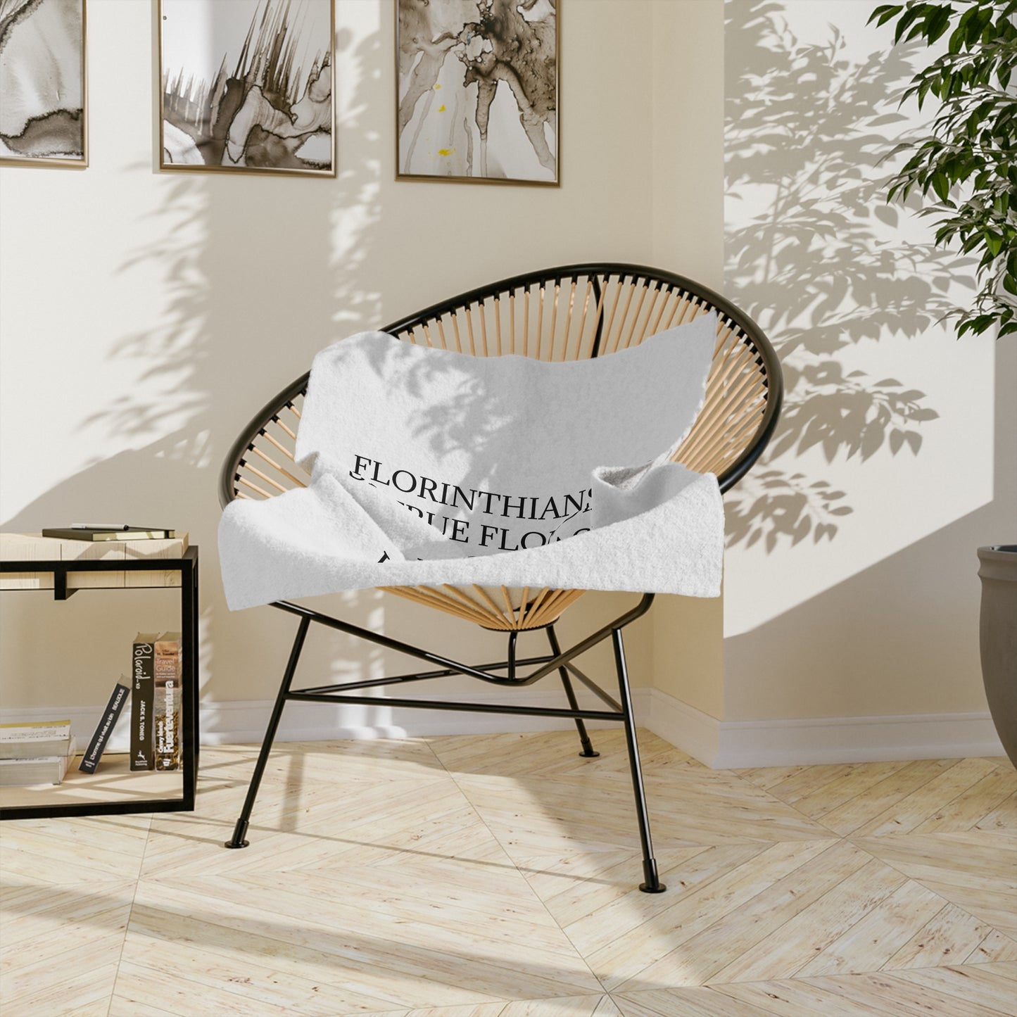 Florinthians 6:12 Velveteen Microfiber Blanket