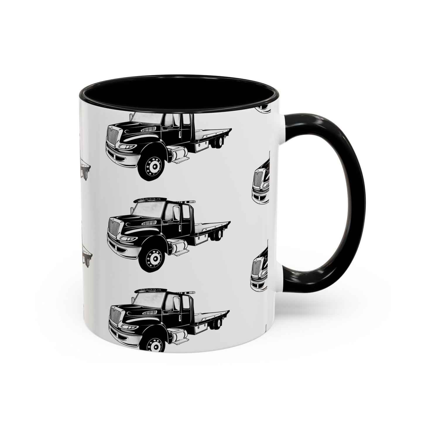 Flatbed Tow Truck 2-Tone Coffee Mug