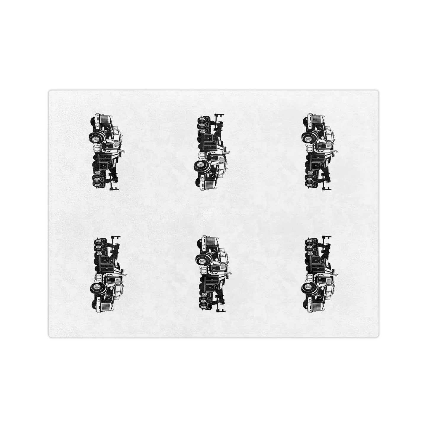 Heavy Tow Truck Velveteen Microfiber Blanket