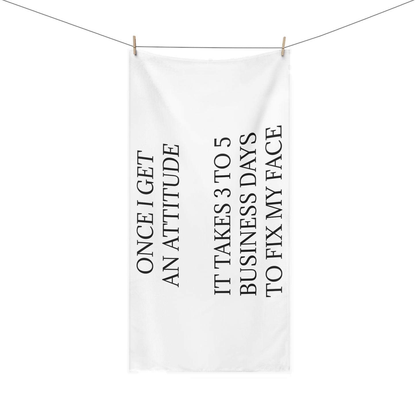 Fix My Face Mink-Cotton Beach Towel