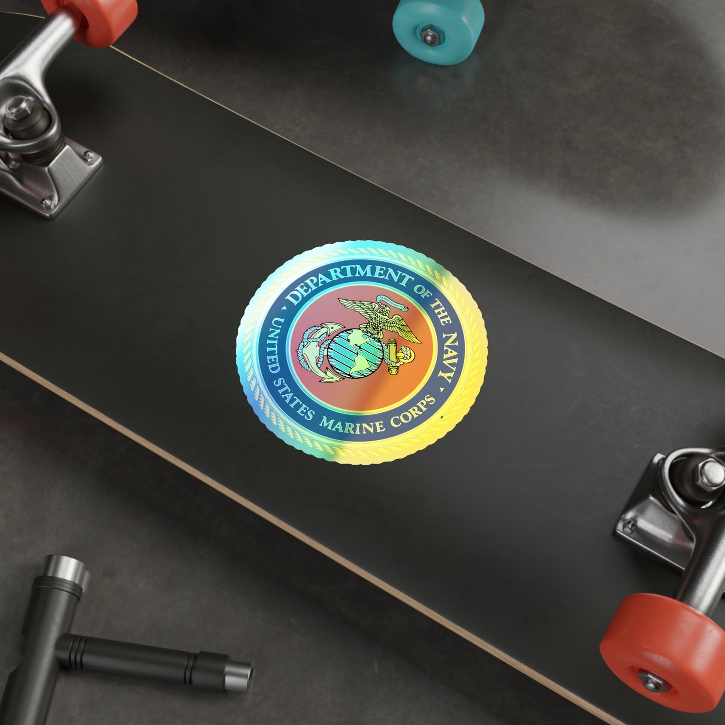 US Marine Corps Holographic Sticker