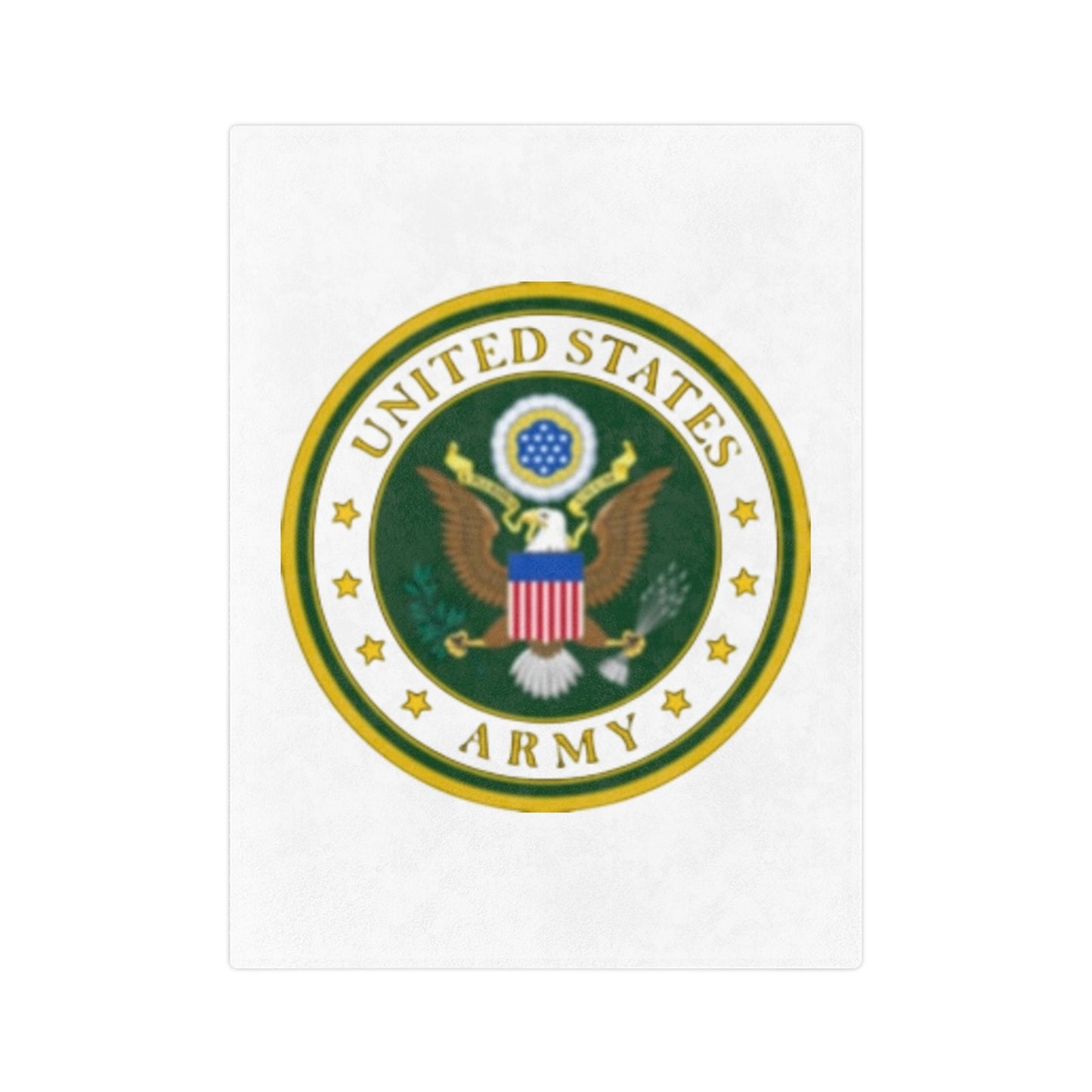 US Army Velveteen Microfiber Blanket