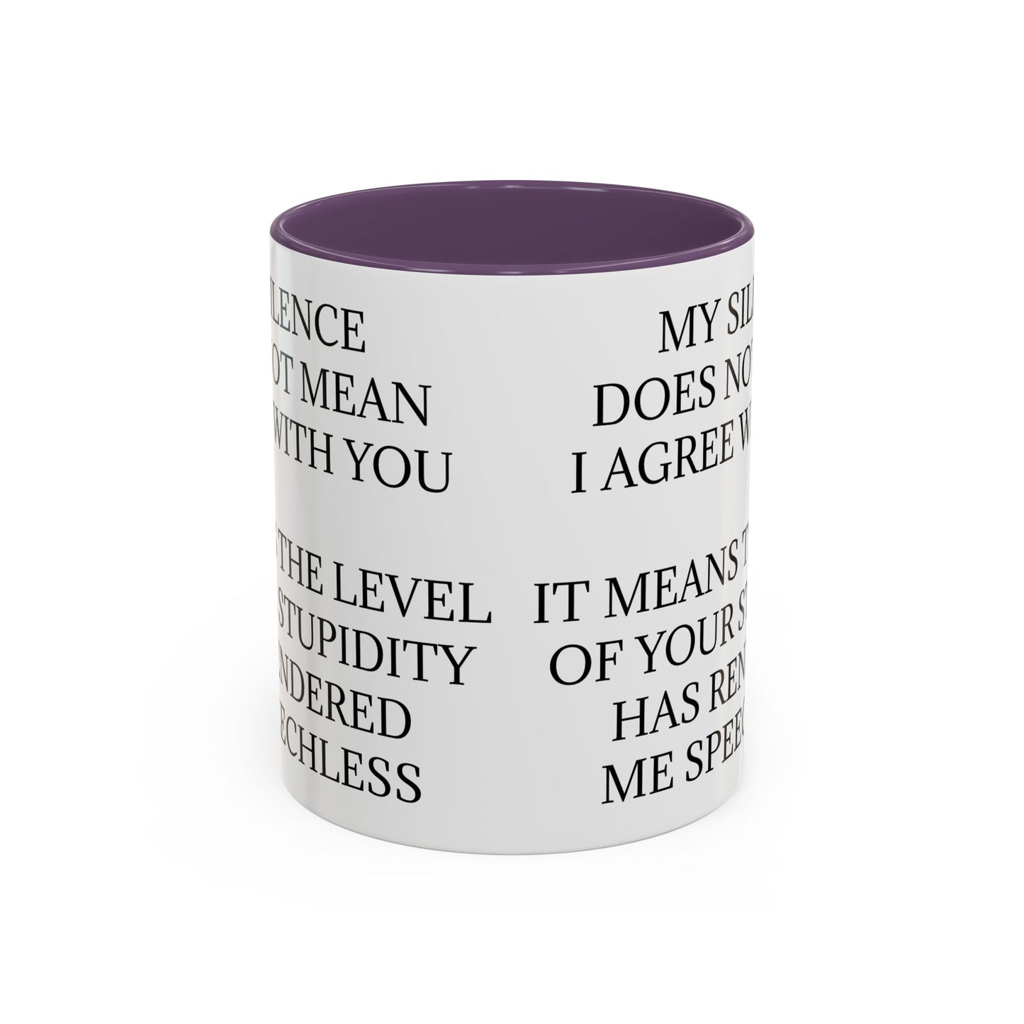 Speechless 2-Tone Coffee Mug