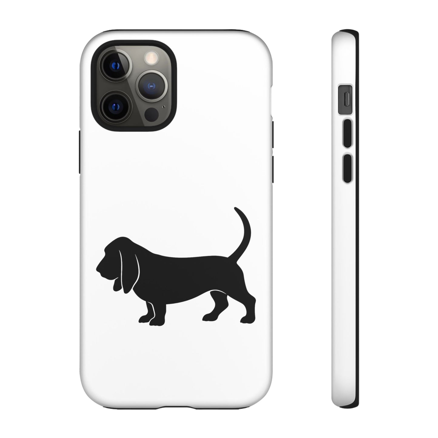 Basset Hound Silhouette iPhone Case