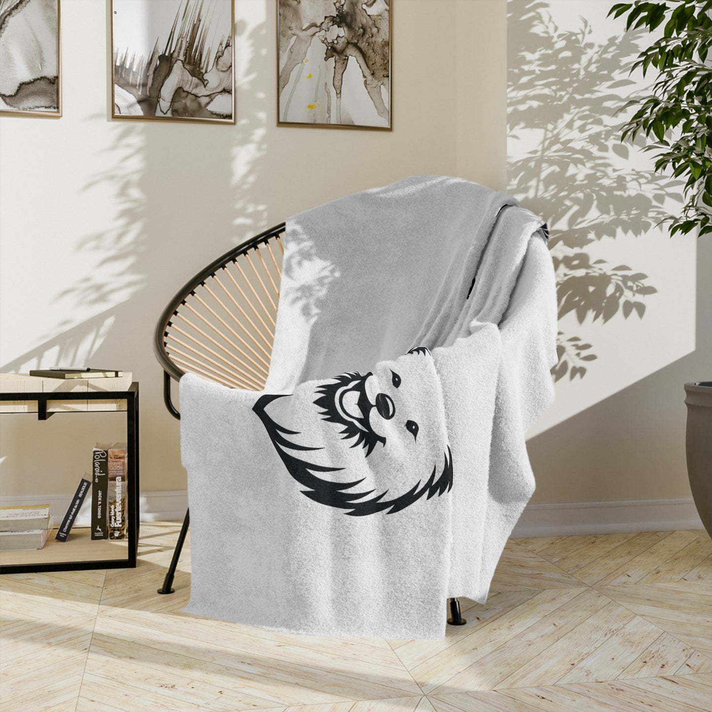 Sammy Smile Velveteen Microfiber Blanket