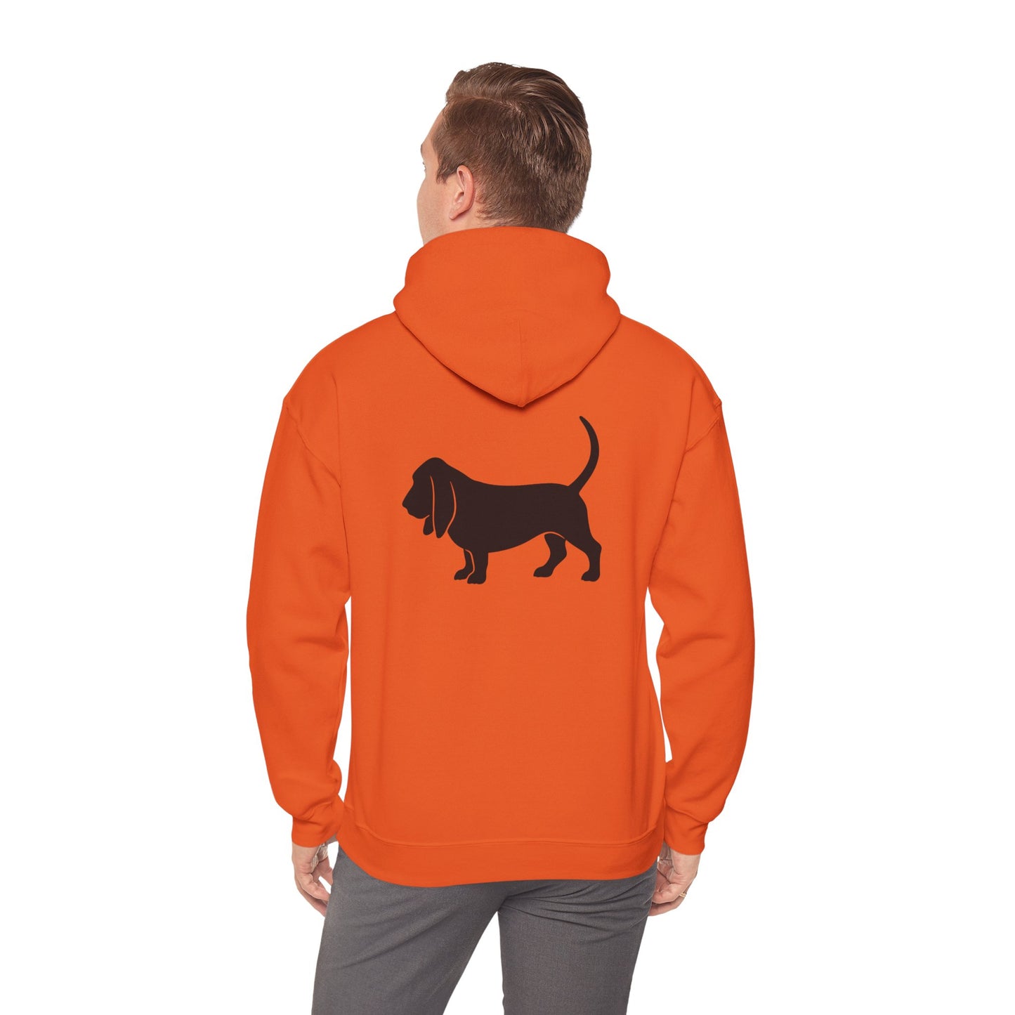 Basset Hound Silhouette Unisex Hoodie