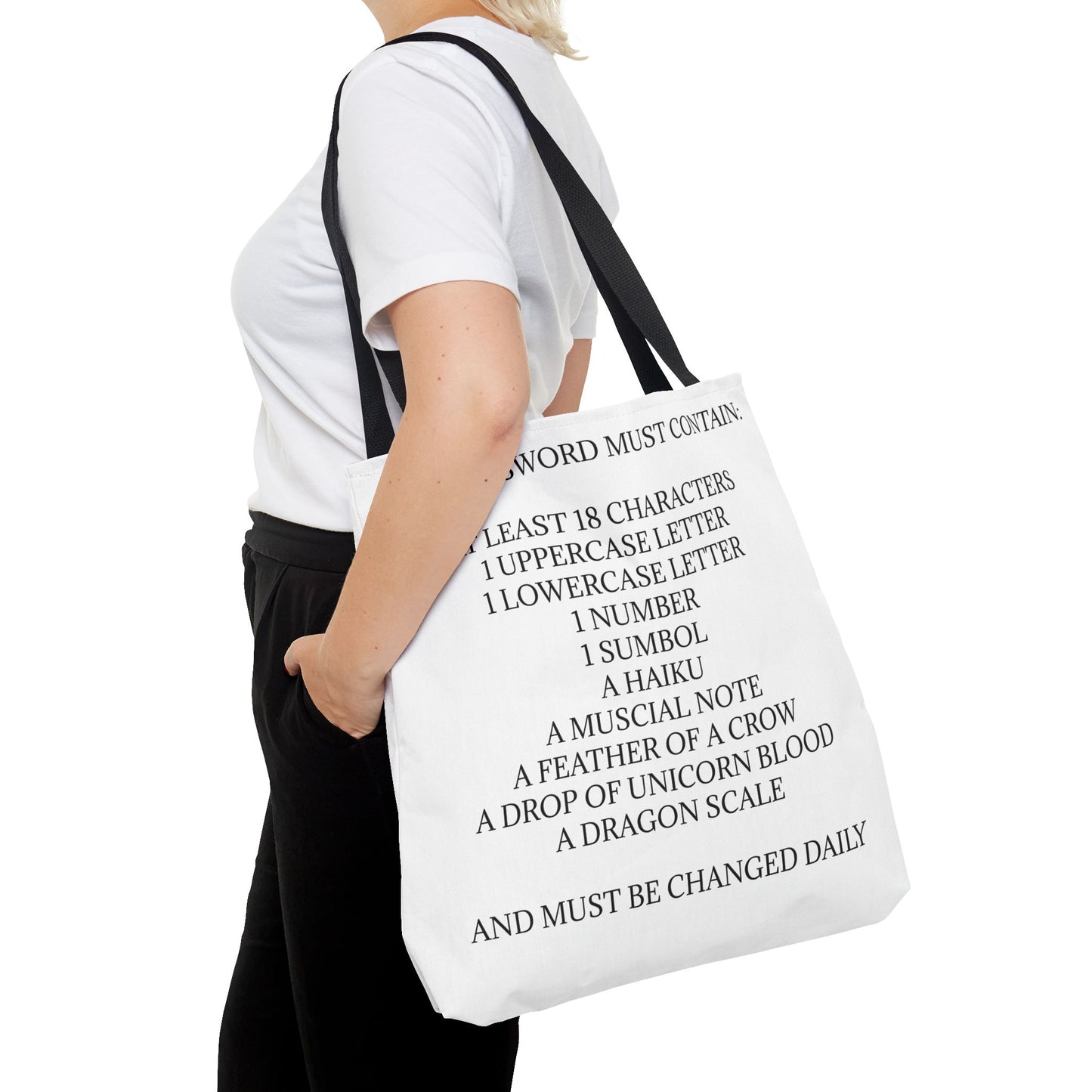 Password Tote Bag