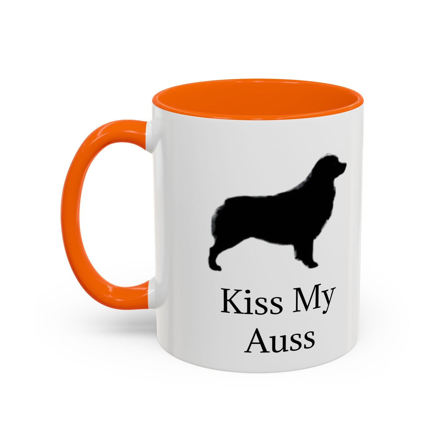 Kiss My Auss 2-Tone Coffee Mug