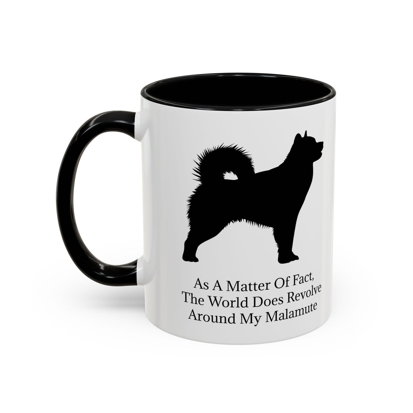 Matter Of Fact Malamute 2-Tone Coffee Mug