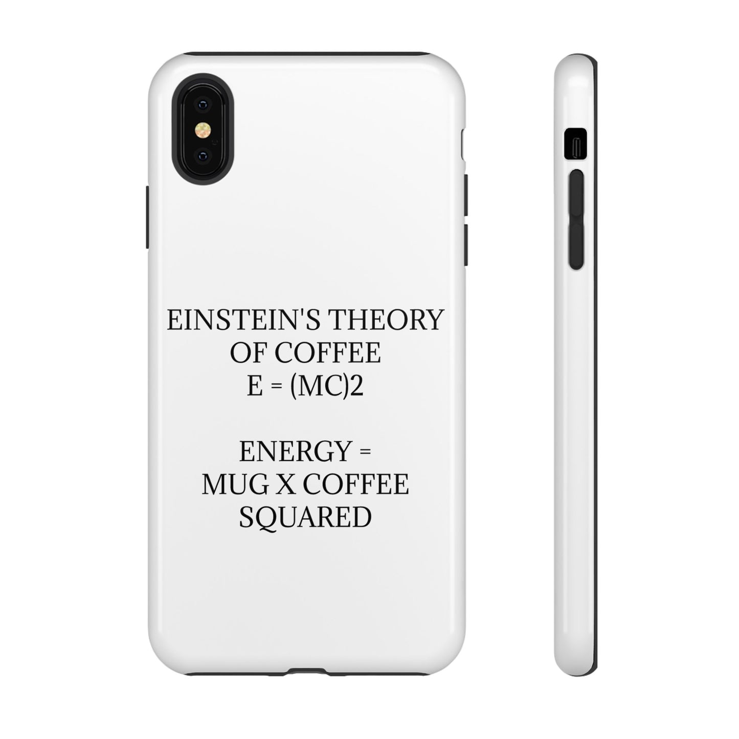 Einstein's Theory Of Coffee iPhone Case